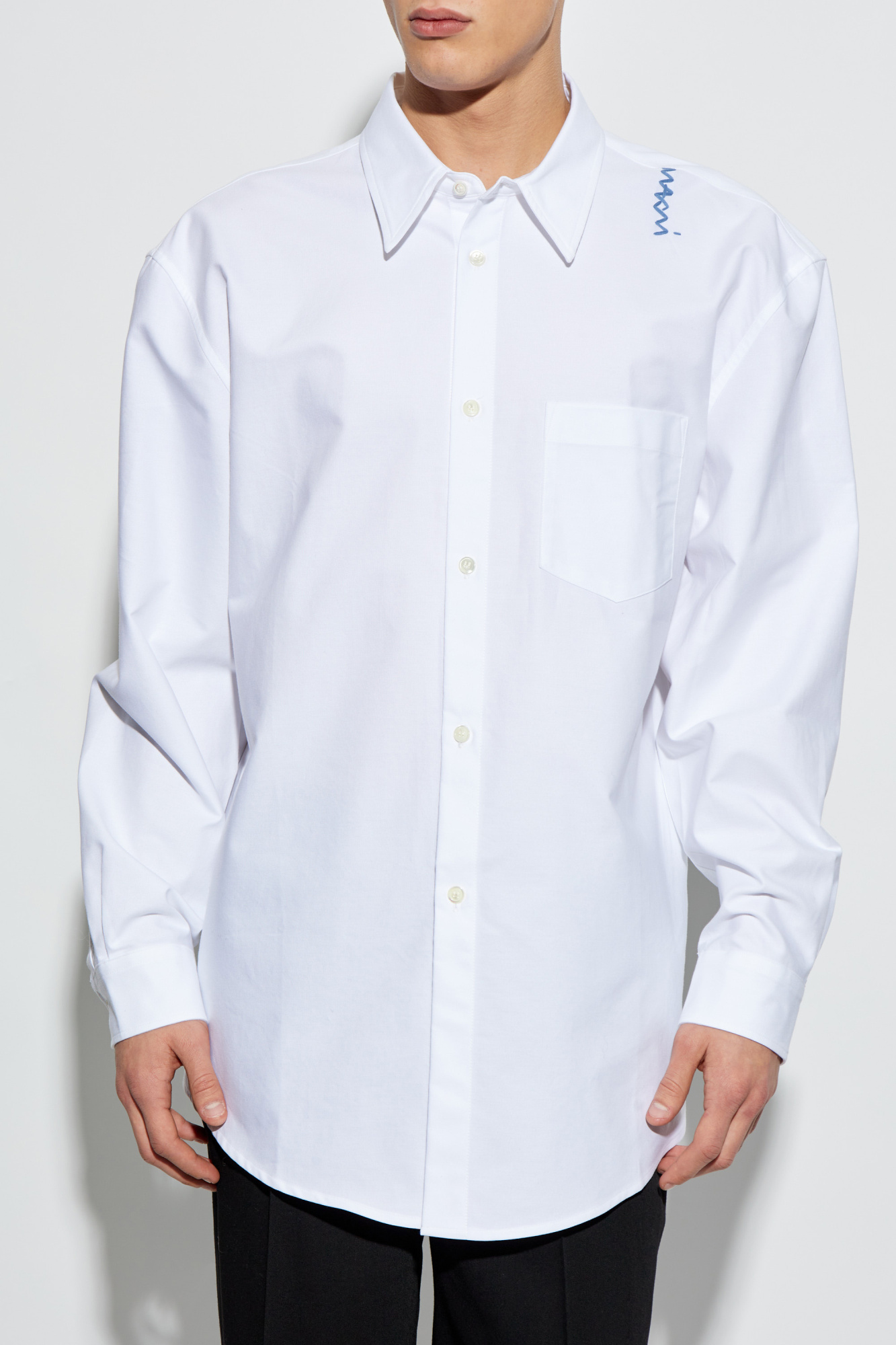 White Shirt with stitching Marni - Vitkac AS